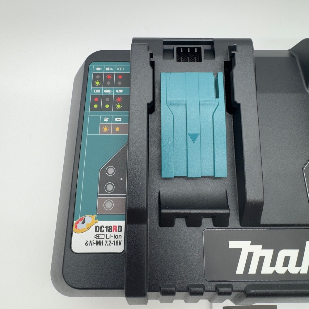 Makita DC18RD Dual Port Rapid Battery Charger 18V LXT Li-Ion USB NEW - Picture 6 of 9